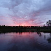 Рассвет на реке Сегежа :: Денис Бочкарёв
