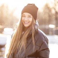 Солнечная улыбка в холодный день :: Екатерина Потапова