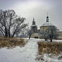 Западная башня Свенского монастыря. Январь :: Евгений 