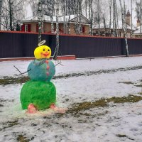 Креативный снеговик :: Валерий Иванович