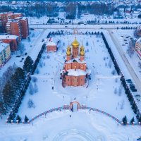 город Осинники зимой :: Юрий Лобачев