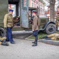 На съёмках сериала "Зелёный фургон" :: Андрей Lyz