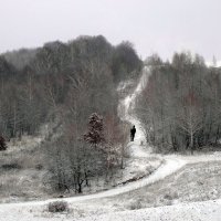 "Мадрівка по легко вапившому сніжку" :: Ростислав Кухарук