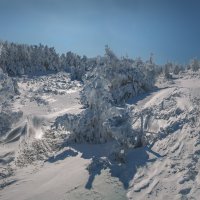 Крымские горы в феврале. :: Евсей Крымский.