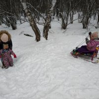 Не встречал еще детей, которым бы не нравился снег :: Андрей Лукьянов