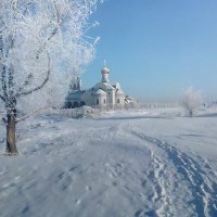 Снежный храм. Утро. :: Андрей Хлопонин