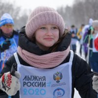 Лыжня России 2020г :: Андрей + Ирина Степановы