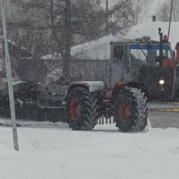 Чистка дорог после снегопада. :: сергей 