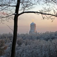Зимний закат в Коломенском. :: Борис Бутцев