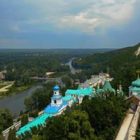 Вид на Северский Донец из Святогорской Лавры :: Алексей Р.