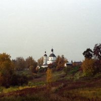 Осенний мотив с Богородицерождественским храмом с. Образцово :: Andrew Barkhatov