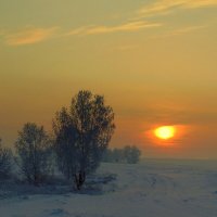 Холодный закат. :: nadyasilyuk Вознюк