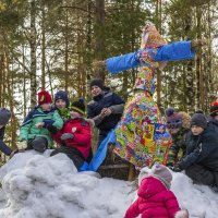 Детвора и масленица :: Сергей Цветков