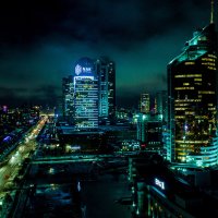 Огни ночного города. :: Сергей Ершов