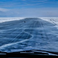 автобан или взлётная полоса на льду :: Георгий А