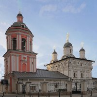 Церковь Иоанна Богослова на Бронной 1652 1665 1694 г.г. Колокольня 1740 г.г. :: Леонид leo