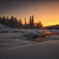 Восход молодой луны :: Владимир Чикота 