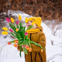 Про белые розы желтые тюльпаны сибирские морозы :: Ольга 