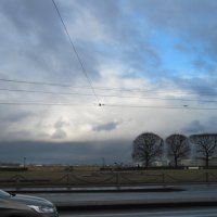 Небо над стрелкой Васильевского острова :: Маера Урусова