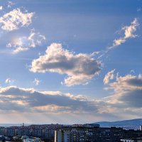 Пейзаж с облаками :: Валерий Дворников