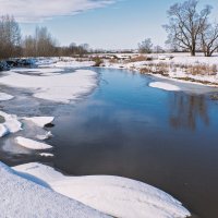 Река в марте :: Любовь Потеряхина