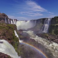 Каскад водопадов Игуасу. вид с территории национального парка Бразилии :: Svetlana Galvez