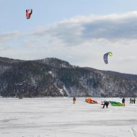 Вчера на льду Красноярского водохранилища :: Татьяна Соловьева