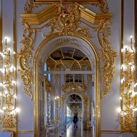 Золотая анфилада Екатерининского дворца :: Елена Гуляева (mashagulena)