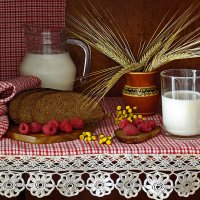 Хлеб и молоко :: Надежда Лаптева