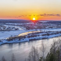 Закат.Село Зуята :: Алексей Сметкин