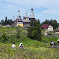 Село Нёнокса, лето :: Владимир Шибинский