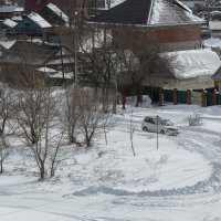 Апрель, зима вернулась. :: Виктор Иванович Чернюк