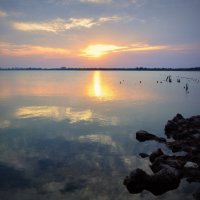 Закат над озером :: Ольга (crim41evp)