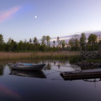 Первый тёплый вечер у озера :: liudmila drake