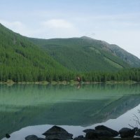 Озеро Алтая Кучерлинское :: Александр Шведов
