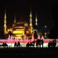 Вечерний Стамбул. Голубая мечеть) :: Anna Shkonda