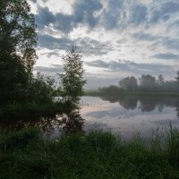 Ранним утром на озере. :: Виктор Евстратов