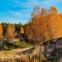 Золотая осень в деревне. :: Pavel Vasilev