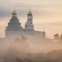 Новоиерусалимский монастырь ранним туманным утром :: Елена Елена