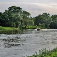 По Хопру с ветерком на вечерней зорьке. :: Восковых Анна Васильевна 