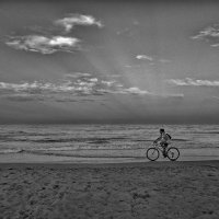Велопробежка вдоль моря ... :: Лариса Корженевская