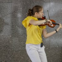 Звуки скрипки в подземном переходе :: Александр Степовой 