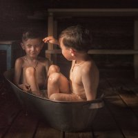 Детки в бане :: Ирена Цурпал