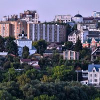 Вид на город Калугу при въезде. :: Тамара Бучарская