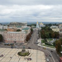 Киев, вид на город с колокольни Софийского собора. :: Татьяна Бральнина