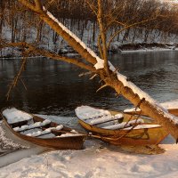 Зима. Перед закатом :: Владимир Костылев