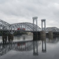 Финляндский железнодорожный разводной мост через Неву :: Елена Павлова (Смолова)