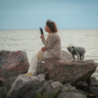 Дама с собачкой :: Евгения Кирильченко
