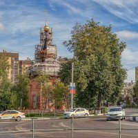 Вчера были установлены маковка и крест на Георгиевскую церковь Дмитрова. :: Анатолий. Chesnavik.