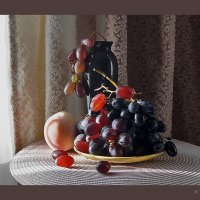 Персик с виноградом :: Елена Кирьянова